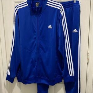 Adidas Tracksuit Sweatsuit Warmup Exercise Jumpsuit Soccer Football Leisure NWT